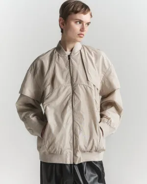 0097 recycled nylon bomber jacket