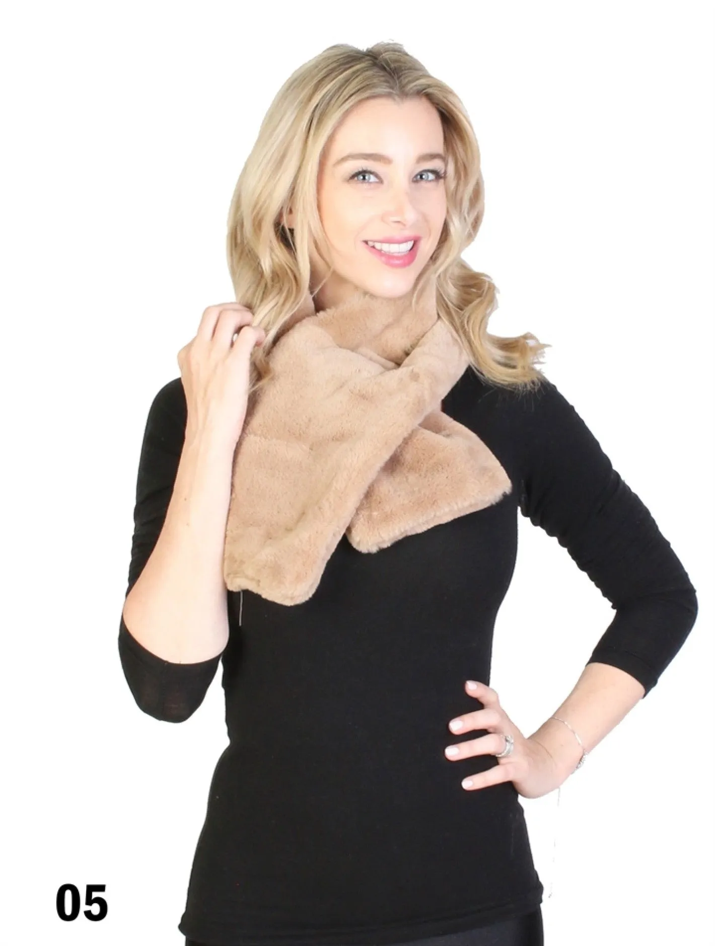 Accessories, SF 1523 Faux Fur Scarf