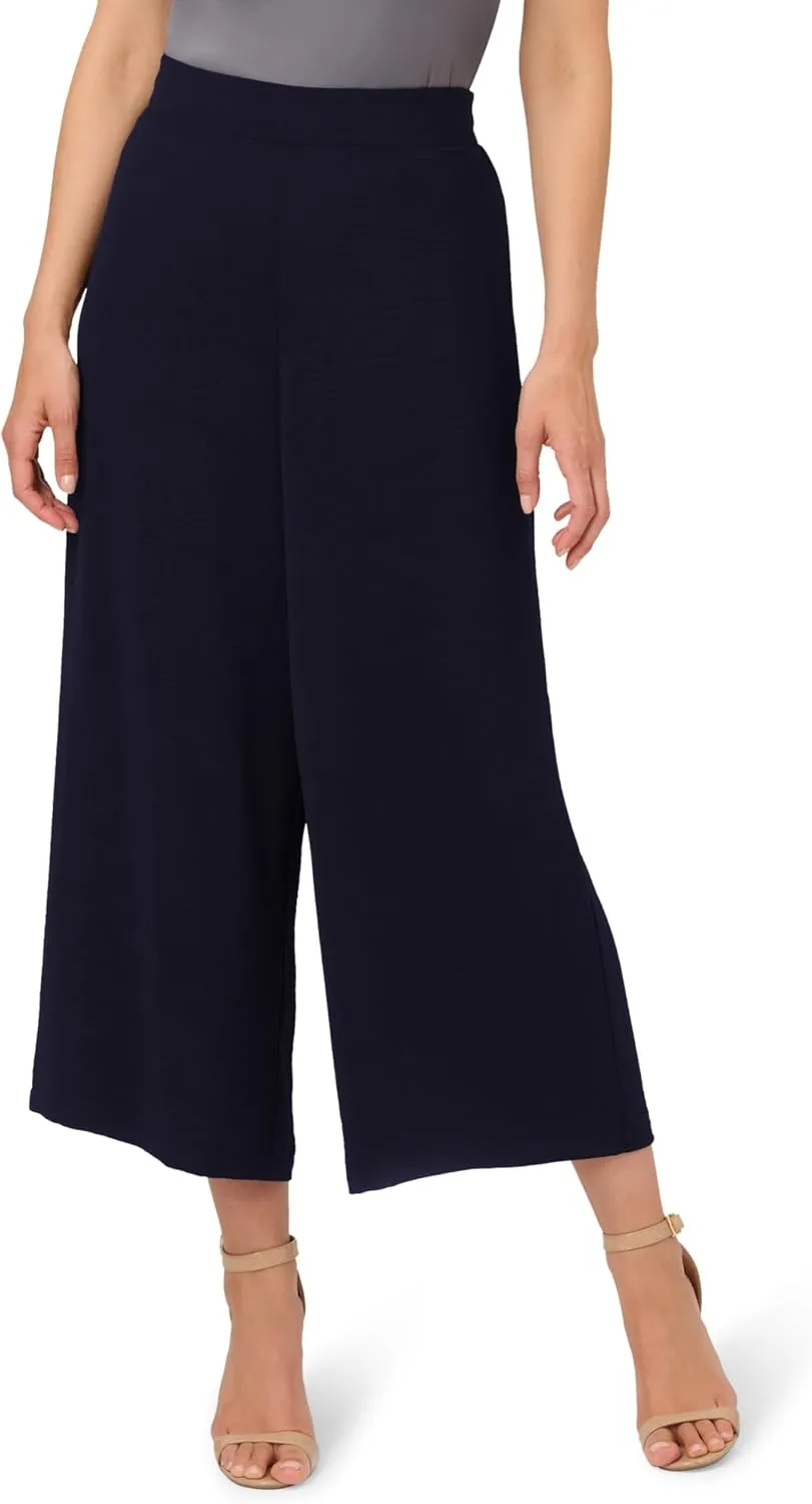 Adrianna Papell Women's Textured Satin Pull on Pant