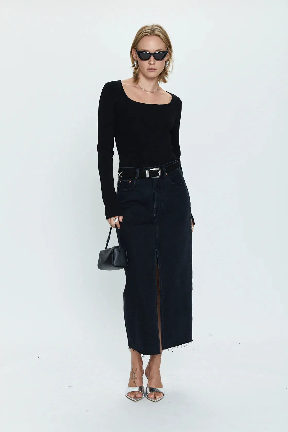 Alice Midi Skirt in Underground