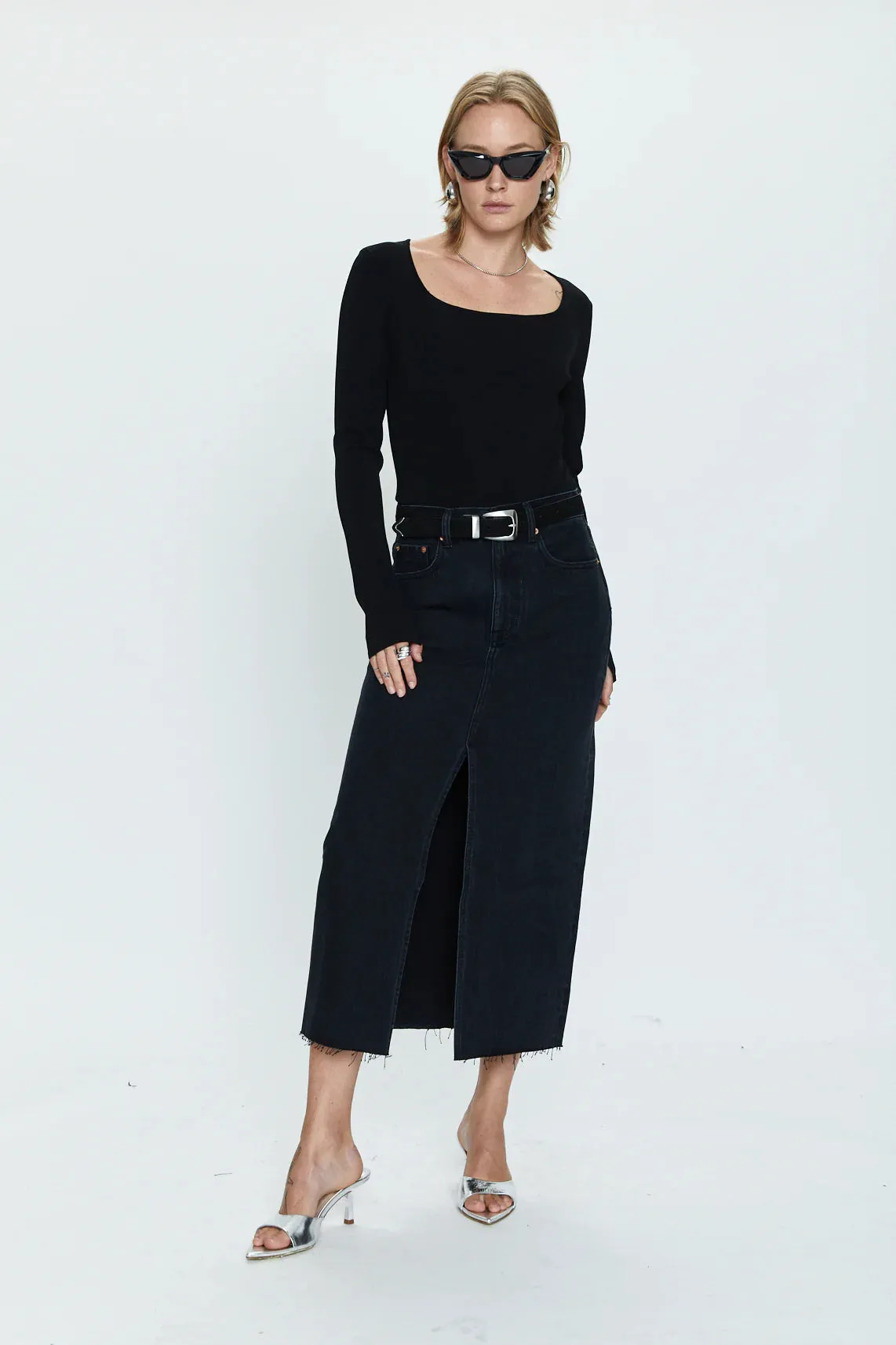 Alice Midi Skirt in Underground
