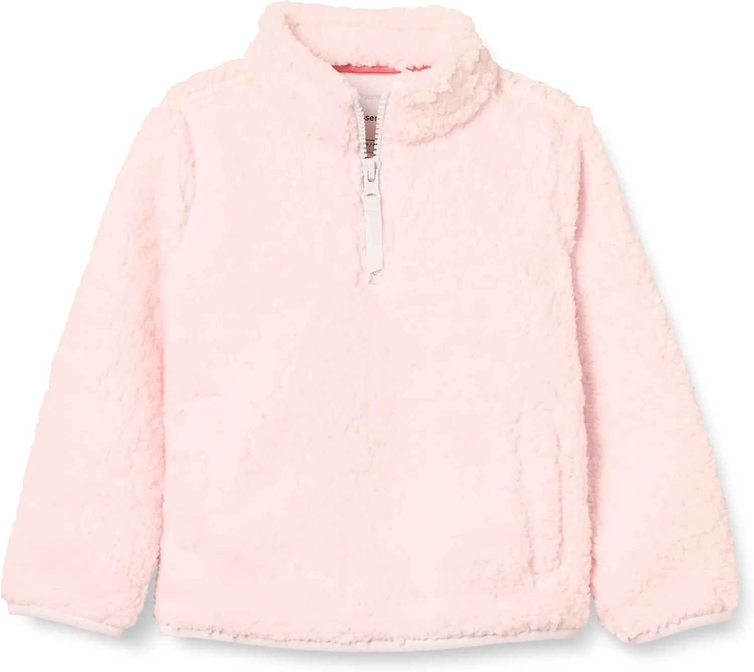Amazon Essentials Girls and Toddlers' Sherpa Fleece Quarter-Zip Jacket