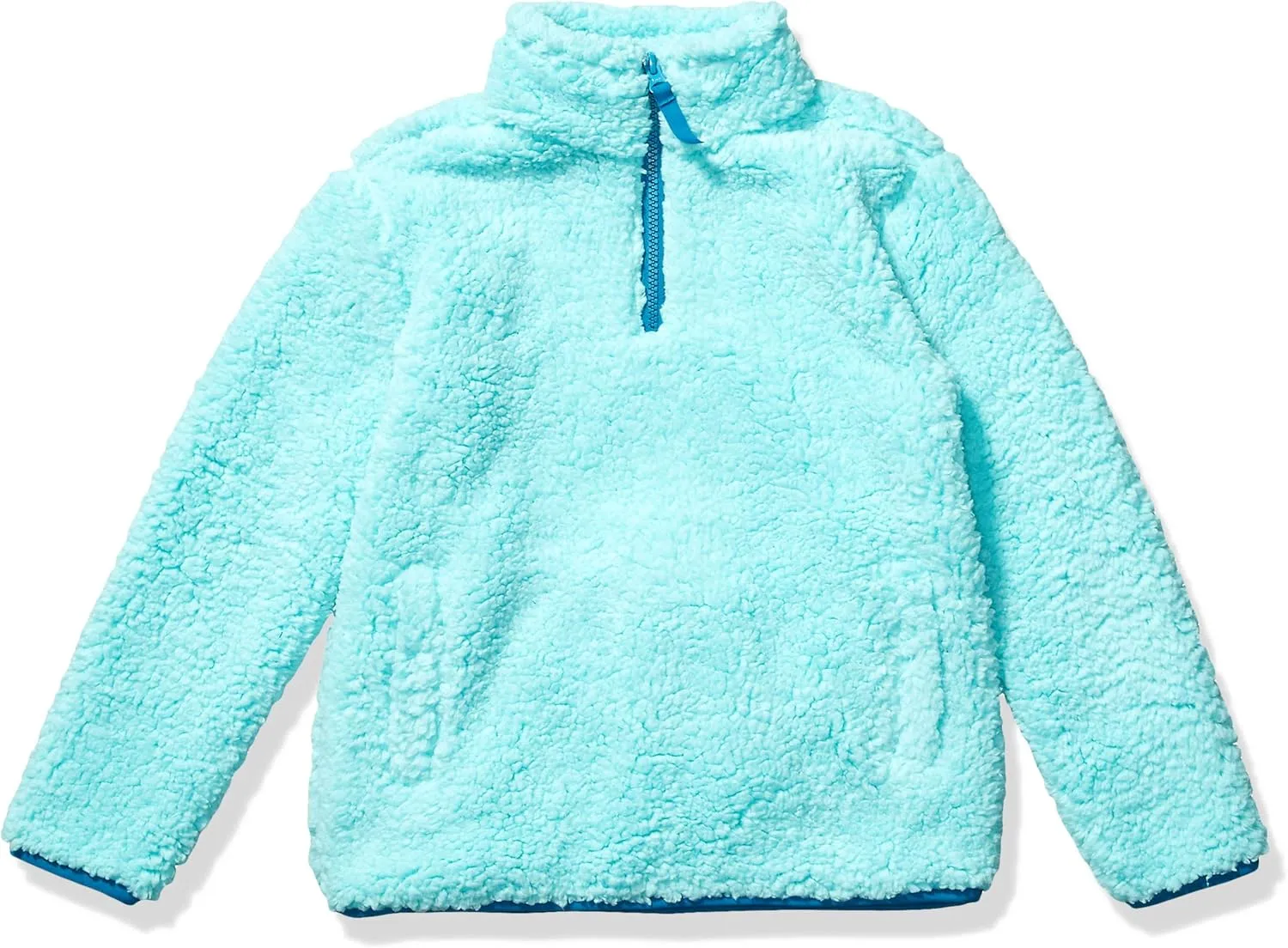 Amazon Essentials Girls and Toddlers' Sherpa Fleece Quarter-Zip Jacket