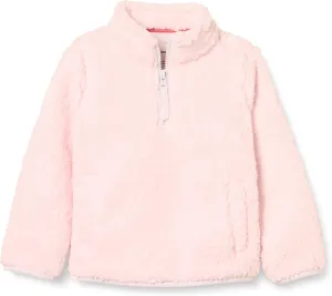Amazon Essentials Girls and Toddlers' Sherpa Fleece Quarter-Zip Jacket