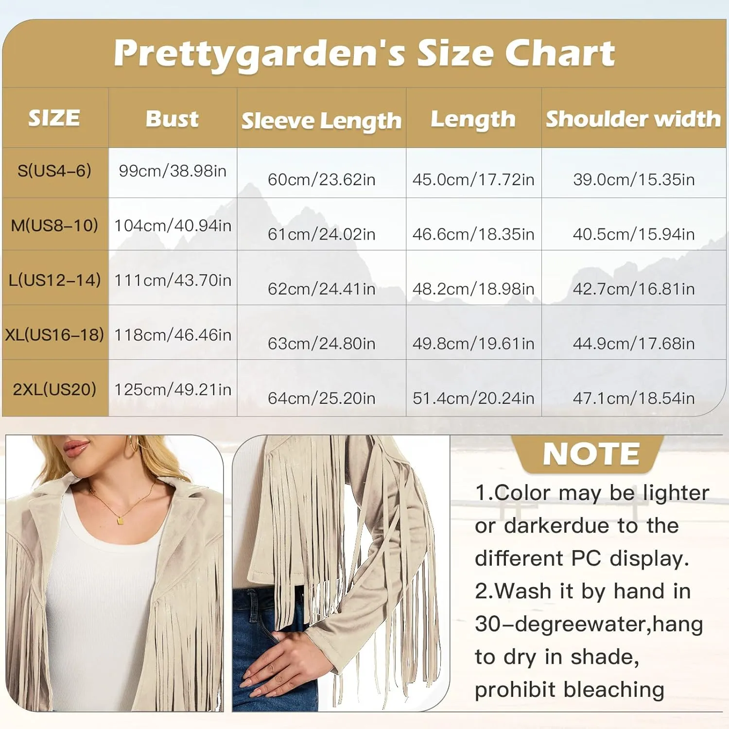 ATAMET 70s Women's Fringe Faux Suede Leather Jackets 60s Party Costume, Halloween 2025 Fashion Tassel Motorcycle Coats
