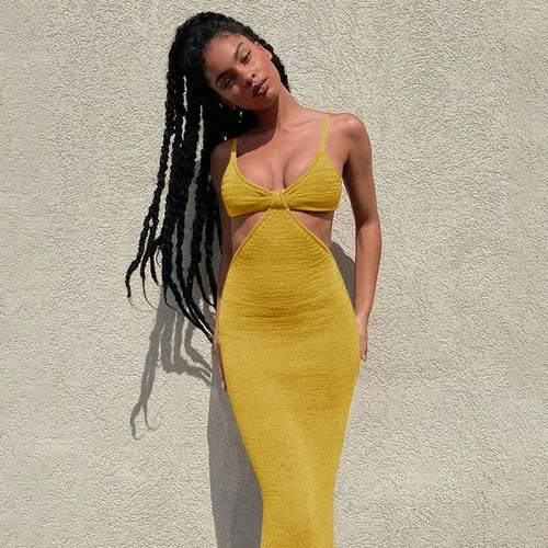Bikini Sexy Backless Maxi Dress Temperament Elegant
