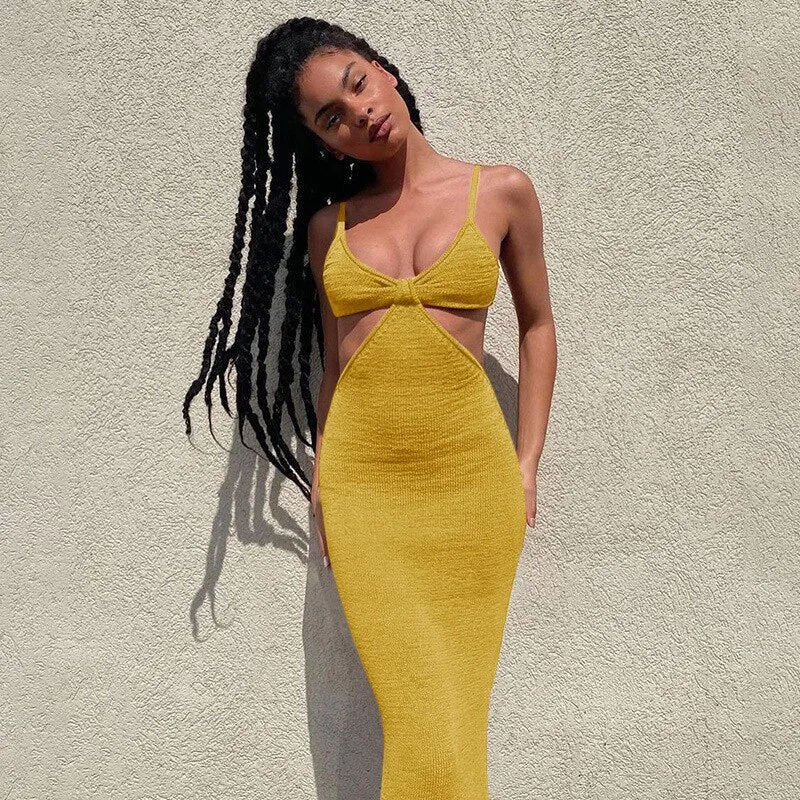Bikini Sexy Backless Maxi Dress Temperament Elegant