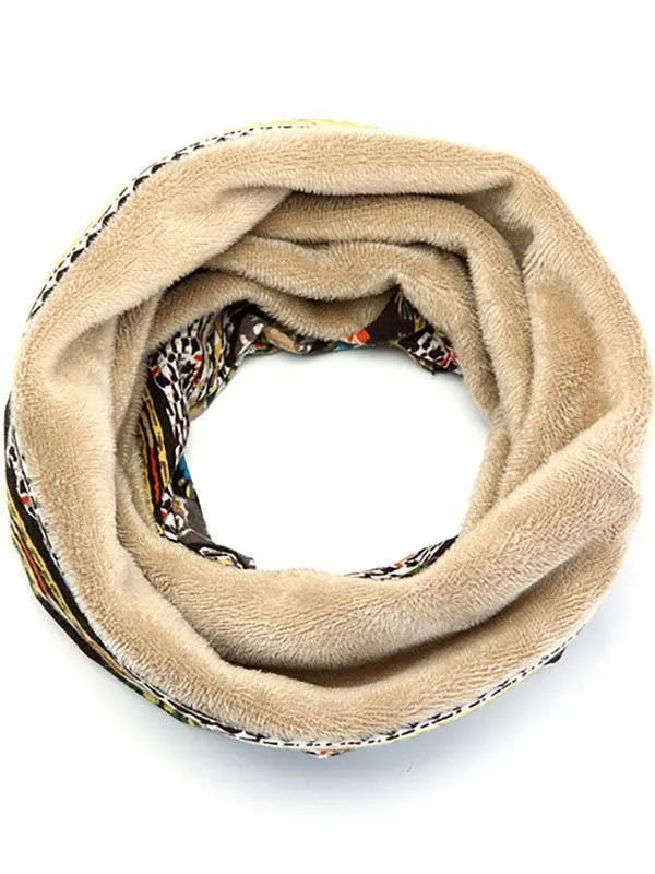 Bohemia Floral With Plush Hat Accessories