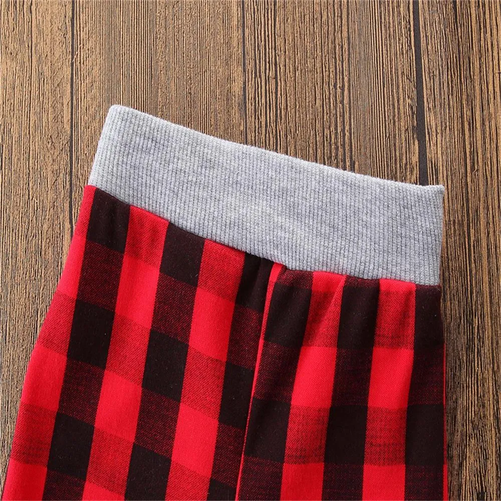Boys Christmas Tree Long Sleeve Top & Plaid Pants Wholesale Boys Clothing Suppliers
