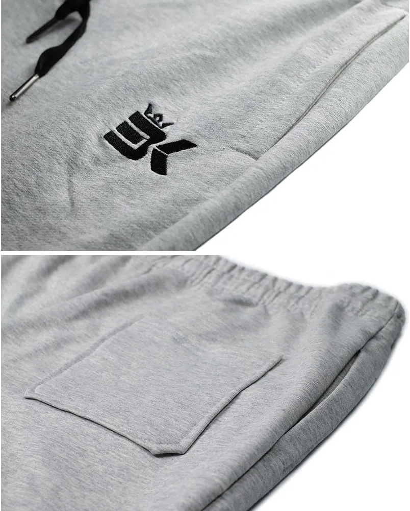 BROKIG Mens Zip Joggers Pants - Casual Gym Workout Track Pants Comfortable Slim Fit Tapered Sweatpants with Pockets