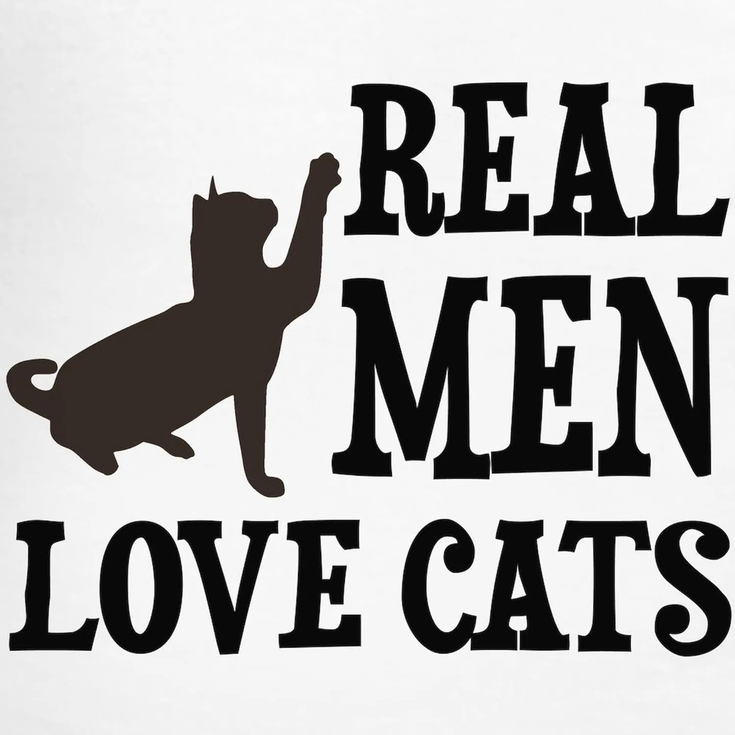 CafePress Real Men Love Cats Pajamas Men's Novelty Light Pajama Set, Comfortable PJ Sleepwear