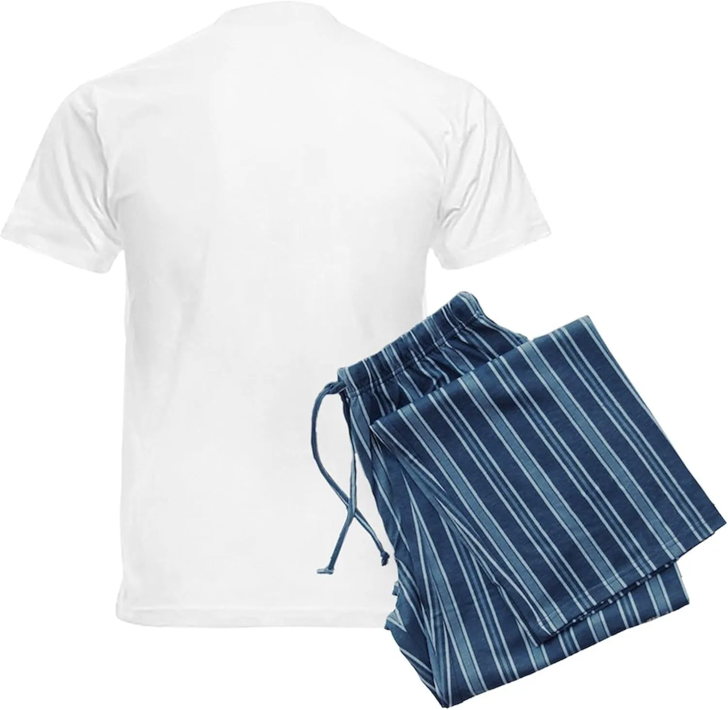 CafePress US Navy Emblem Men's Light Pajamas Men's Novelty Light Pajama Set, Comfortable PJ Sleepwear