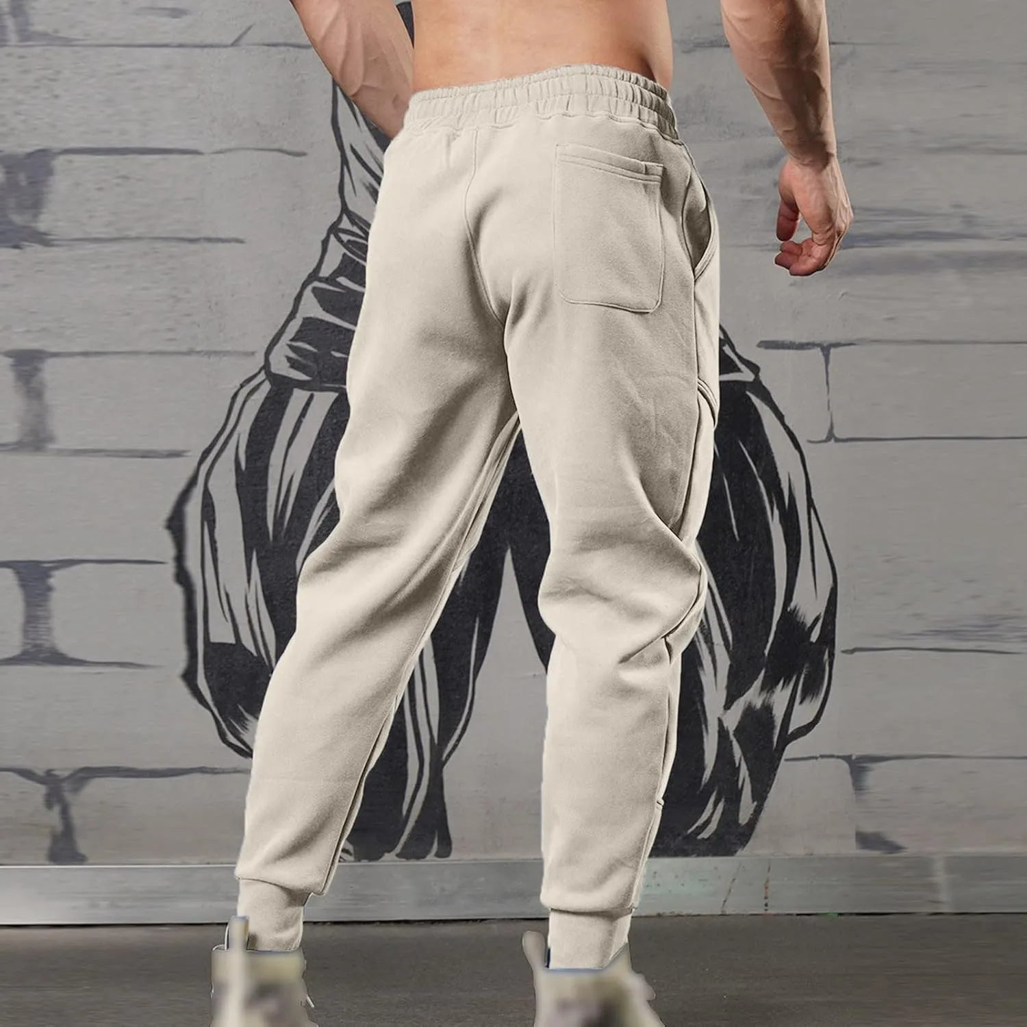 Cargo Pants for Men Relaxed Fit Pockets Lightweight Casual Baggy Work Joggers Sports Outdoor Trousers Mens Sweatpants
