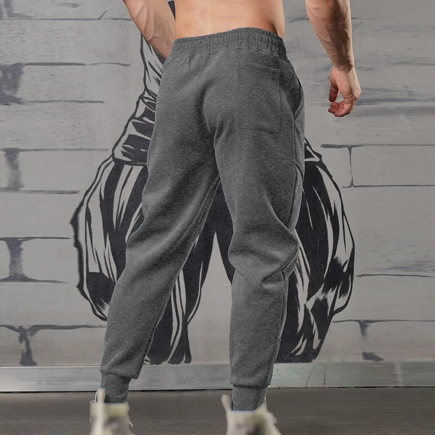 Cargo Pants for Men Relaxed Fit Pockets Lightweight Casual Baggy Work Joggers Sports Outdoor Trousers Mens Sweatpants