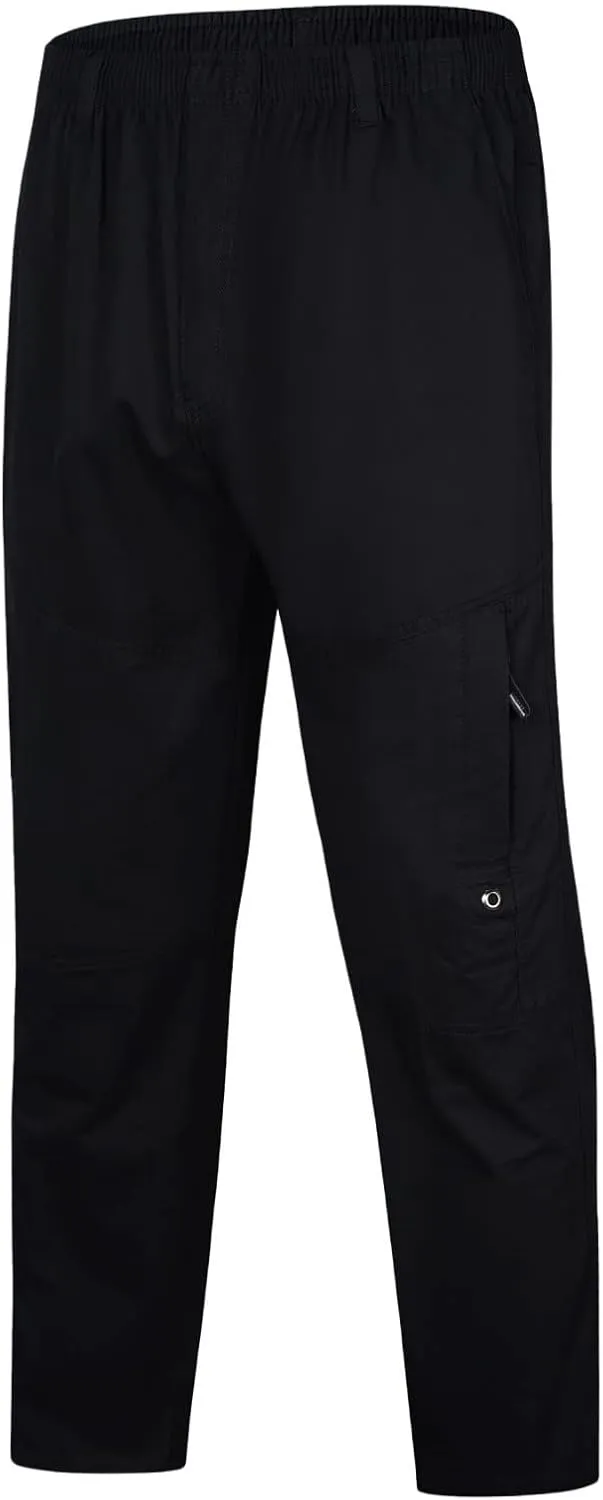 Cargo Pants for Men Relaxed Fit Sweatpants Gym Training Workout Pants Slim Fit with Zipper Pockets Men's Golf Joggers
