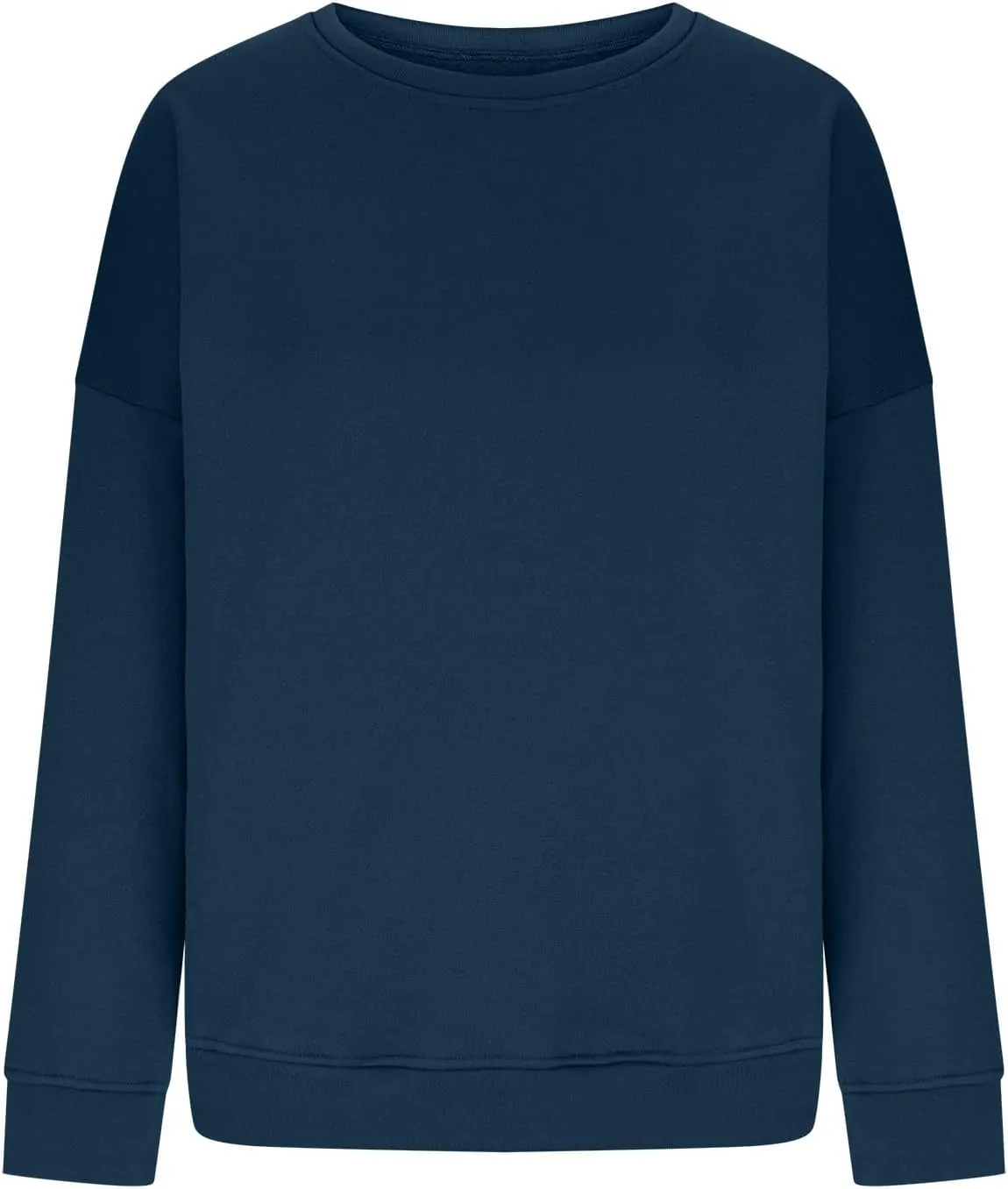 Ceboyel Oversized Sweatshirt for Women Solid Color Crewneck Pullover Tops Long Sleeve Sweaters Fall Fashion Trendy Clothes