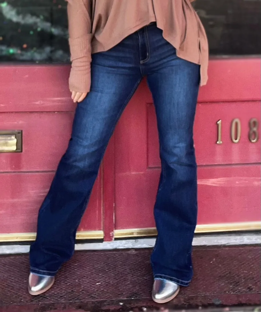 Cello Mid Rise Flare jeans