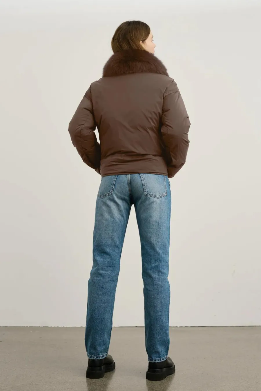 Charlie Down Jacket Brown