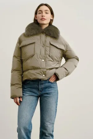 Charlie Down Jacket Olive Green