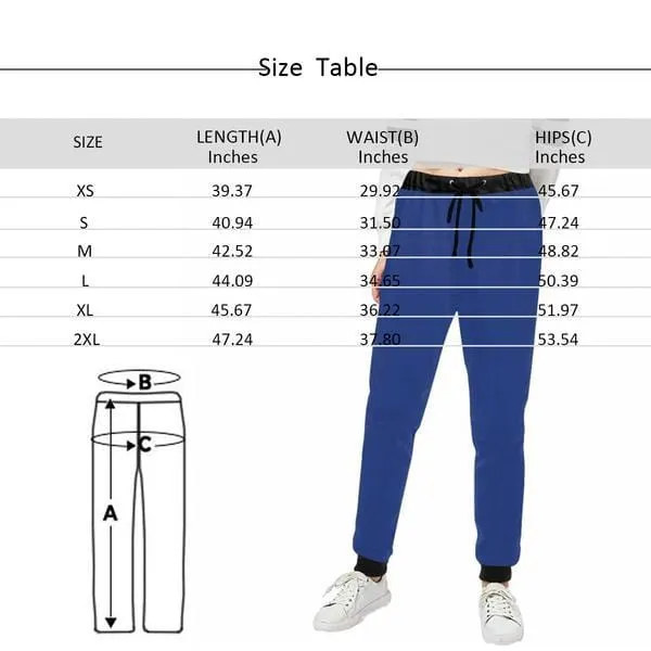 Custom Face Sweatpants Seamless Black Unisex Personalized All Over Print Closed Bottom Joggers