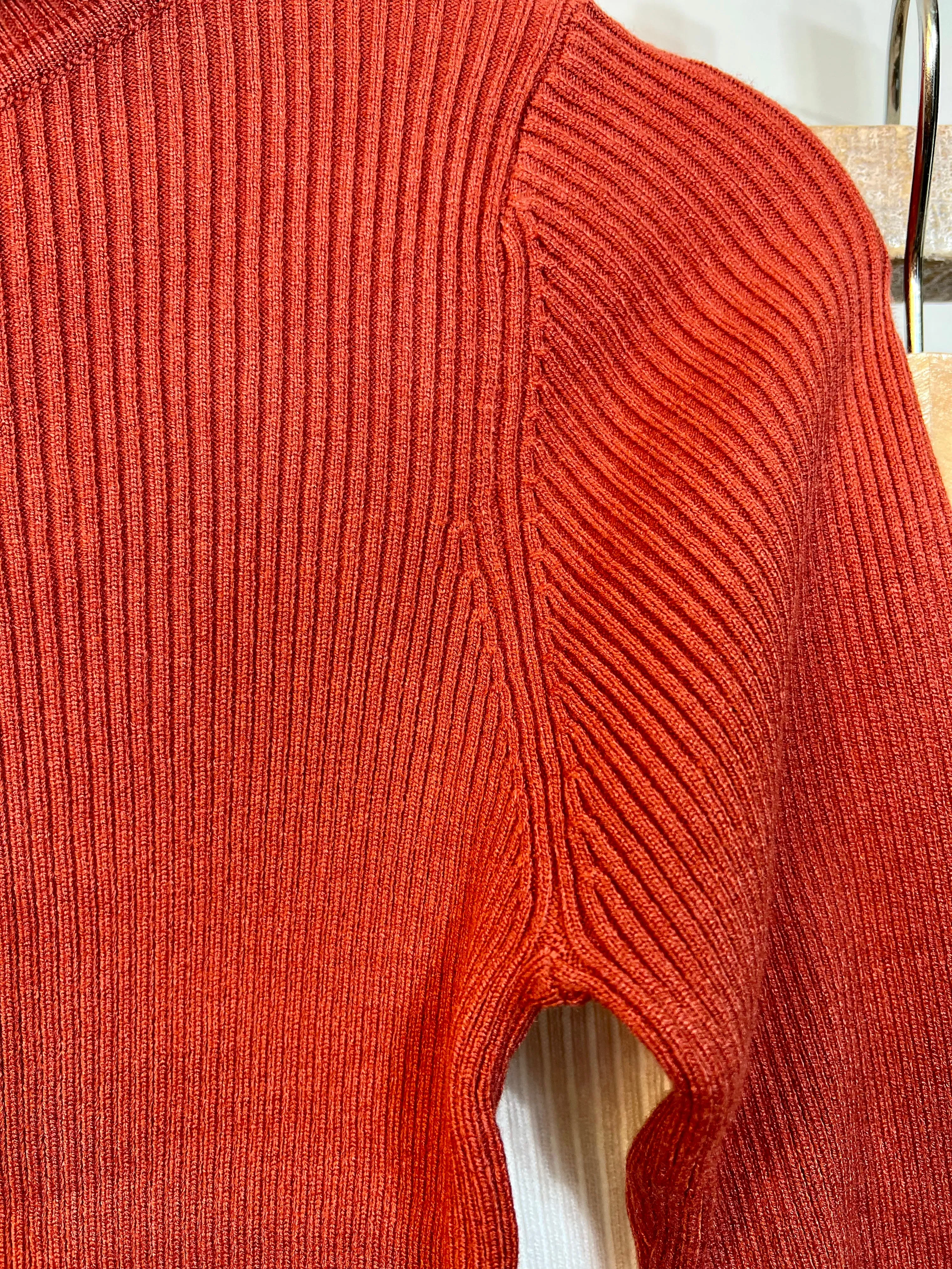 Cynthia Black, Off White, Redwood, Turtleneck Long Sleeve Sweater