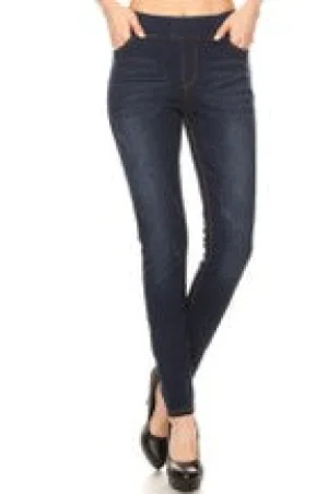 Dark Navy Jeans No rip