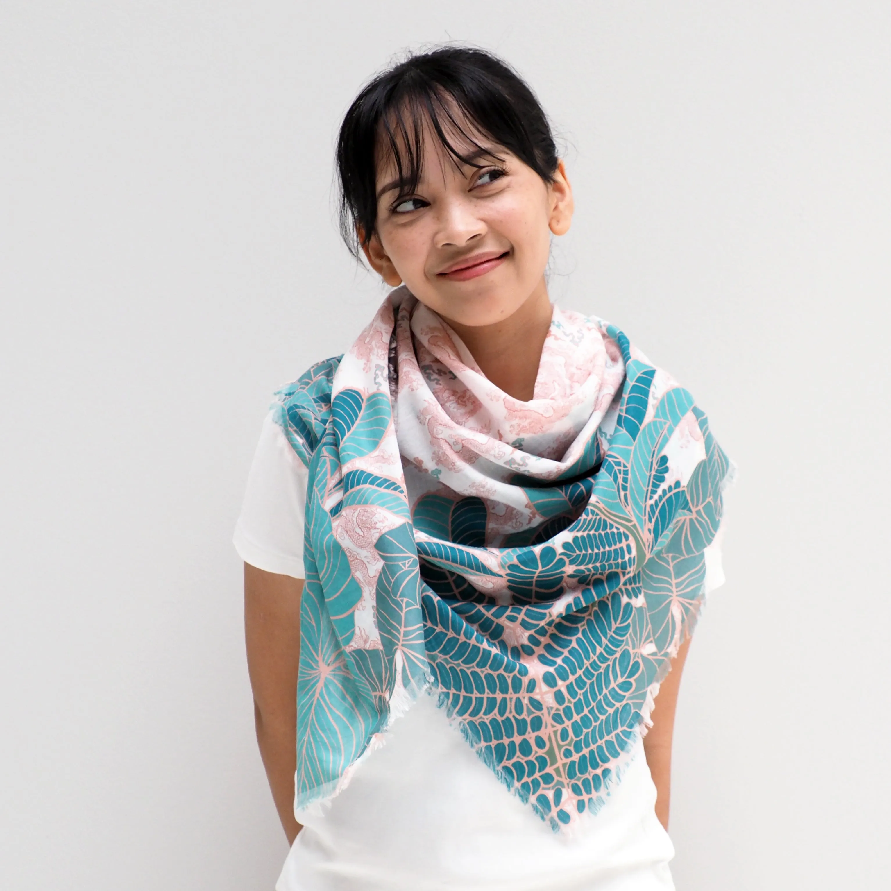 Dragons in Our Midst Cotton Scarf