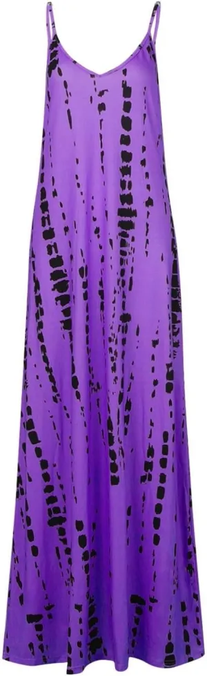 Elegant Sleeveless Maxi Dress for Women 2025 Flowy Hawaiian Resort Wear, Dresses for Women