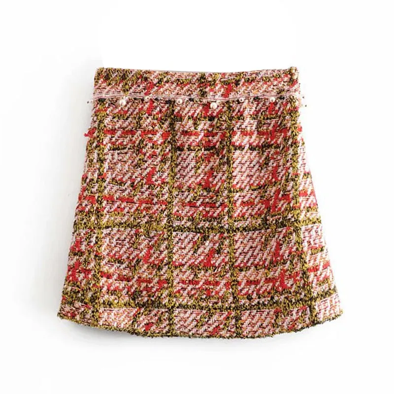 Elegant Two Piece Women Set Winter Knitted
