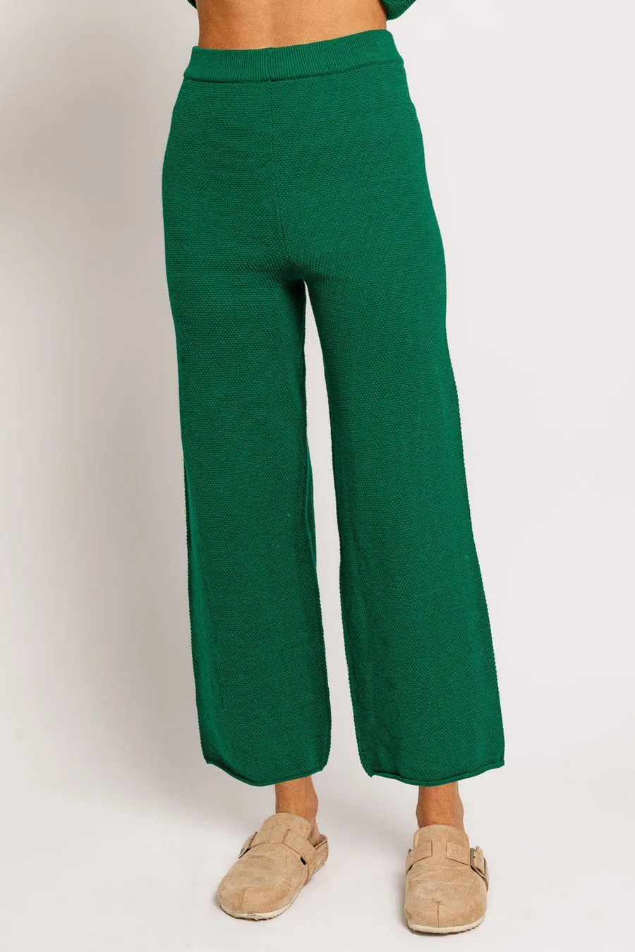 Envy knit culotte pants