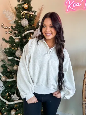 GAME CHANGER PULLOVER-GREY
