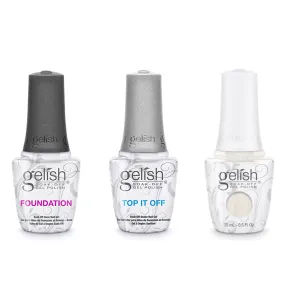 Gelish Combo - Base, Top & Champagne