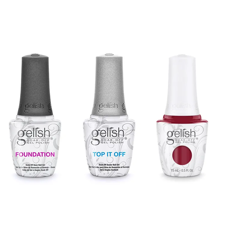 Gelish Combo - Base, Top & Man Of The Moment