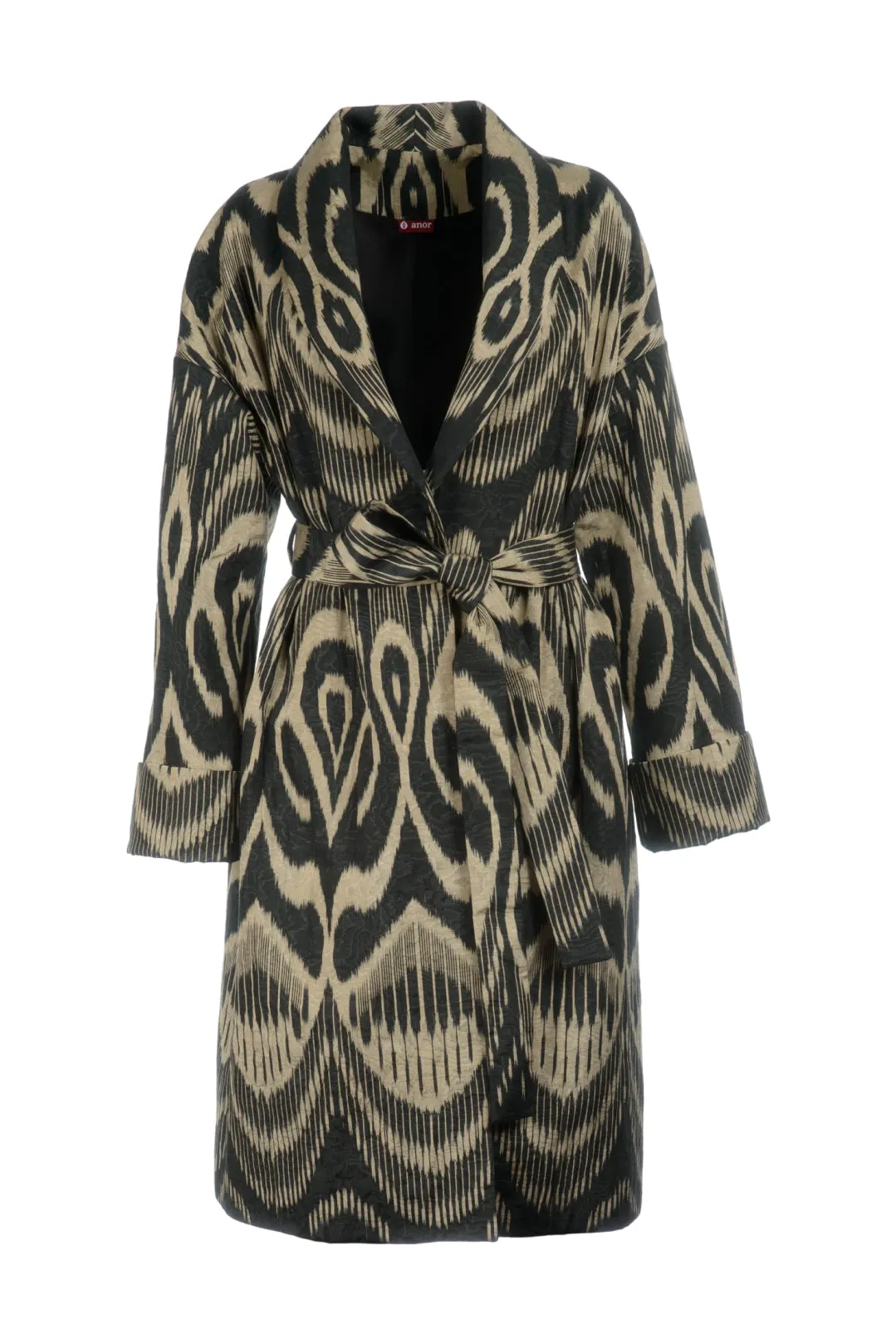 Handwoven Silk Ikat Shawl Coat - Nafisa - 'Refined'