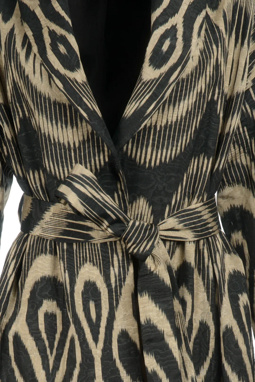 Handwoven Silk Ikat Shawl Coat - Nafisa - 'Refined'