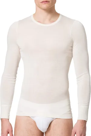 Hanro Men's Woolen Silk Long Sleeve Shirt