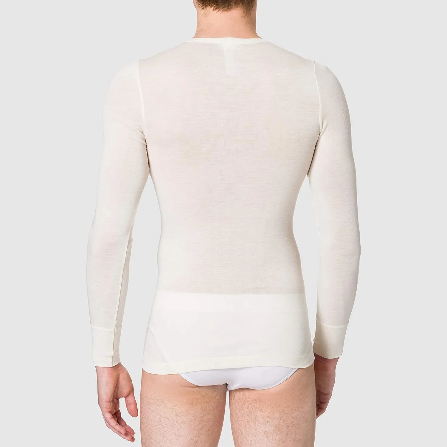 Hanro Men's Woolen Silk Long Sleeve Shirt