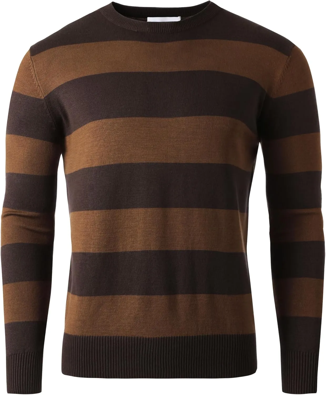 Hat and Beyond Mens Premium Knit Sweater Slim Fit Lightweight Pullover Long Sleeve Crewneck & V-Neck Sweatshirt