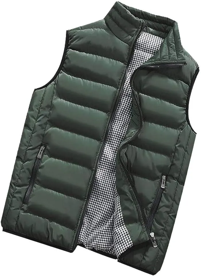 HGOOGY Men's Muscle Shirt Men Autumn Winter Coat Padded Cotton Vest Warm Hooded Thick Vest Tops Jacket 8xlt