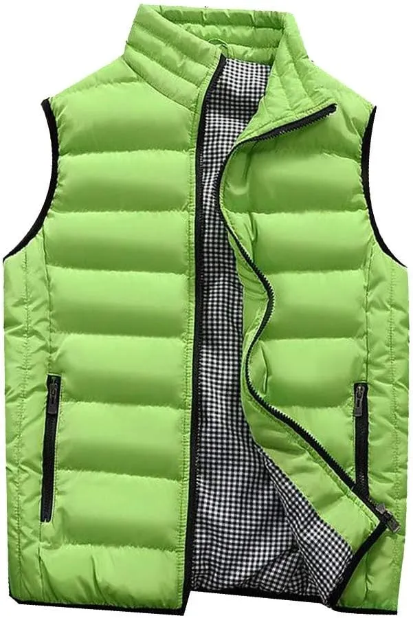 HGOOGY Men's Muscle Shirt Men Autumn Winter Coat Padded Cotton Vest Warm Hooded Thick Vest Tops Jacket 8xlt