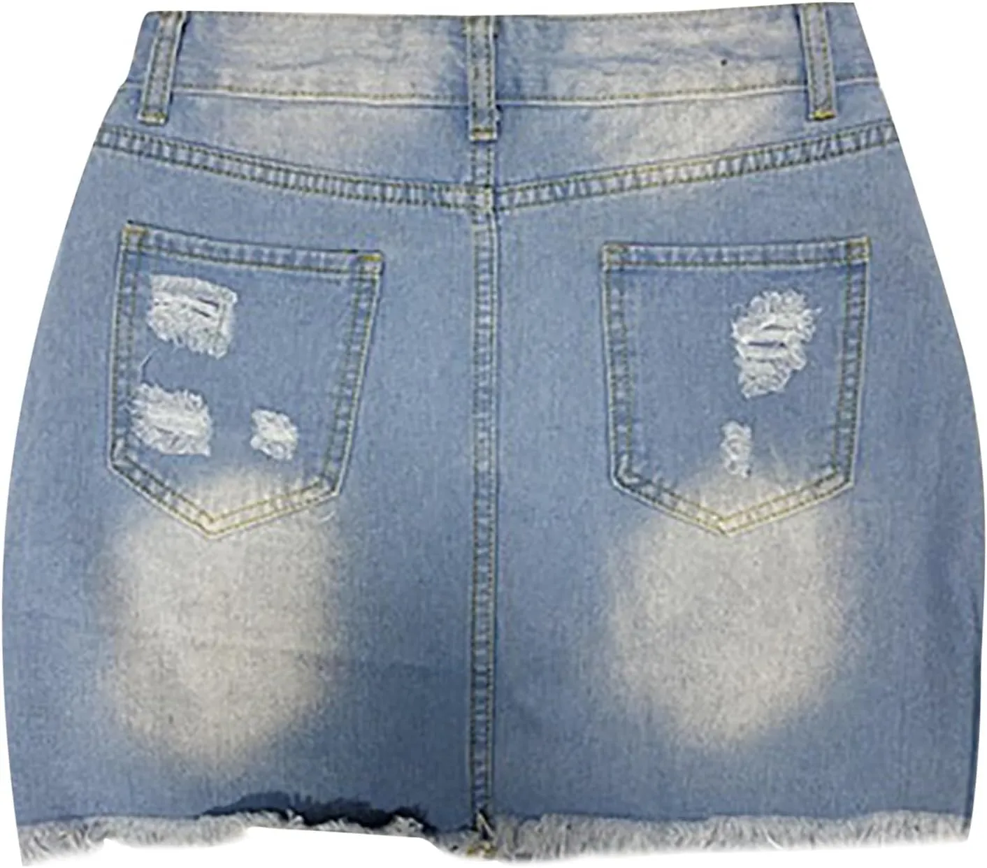 Jean Skirts for Women Denim Trendy High Waisted Mini Cargo Pockets Stretchy Short Skirt Country Concert Outfits