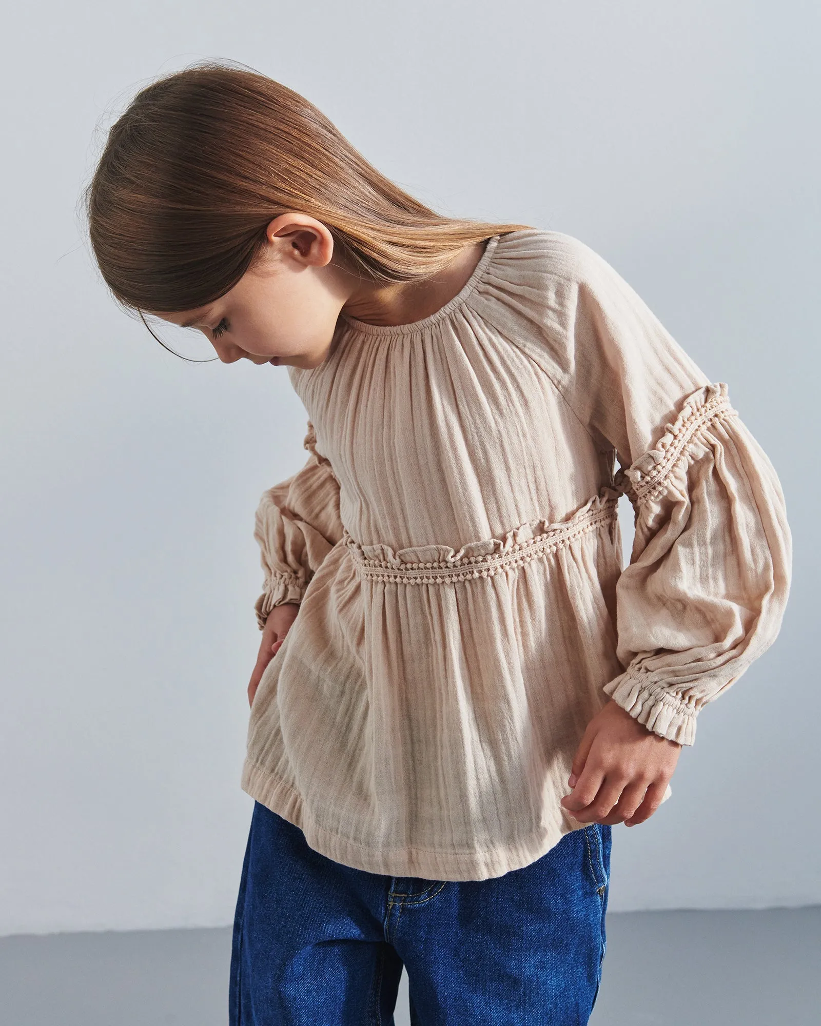 Jeans Relaxed - Kids - Dark Blue Denim