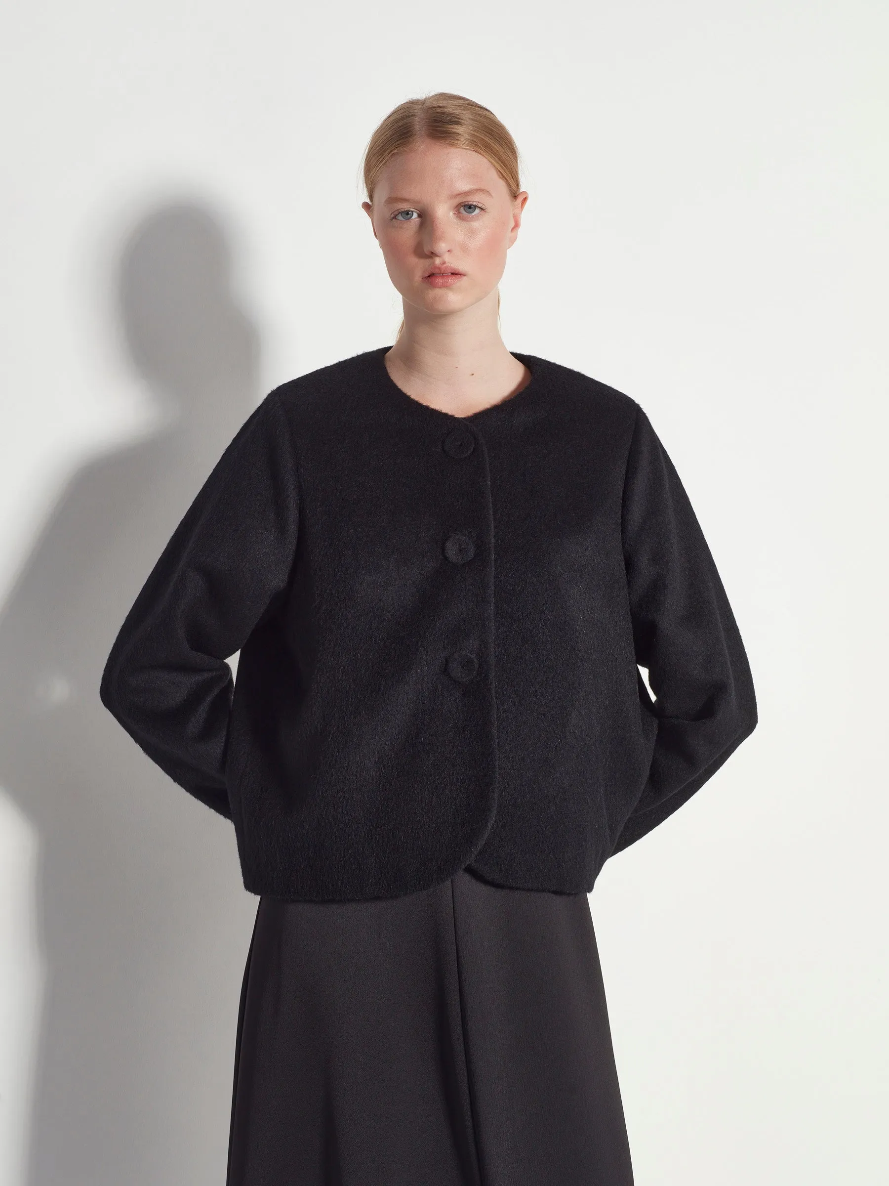 Juliette Hogan - Janet Jacket Black Fur