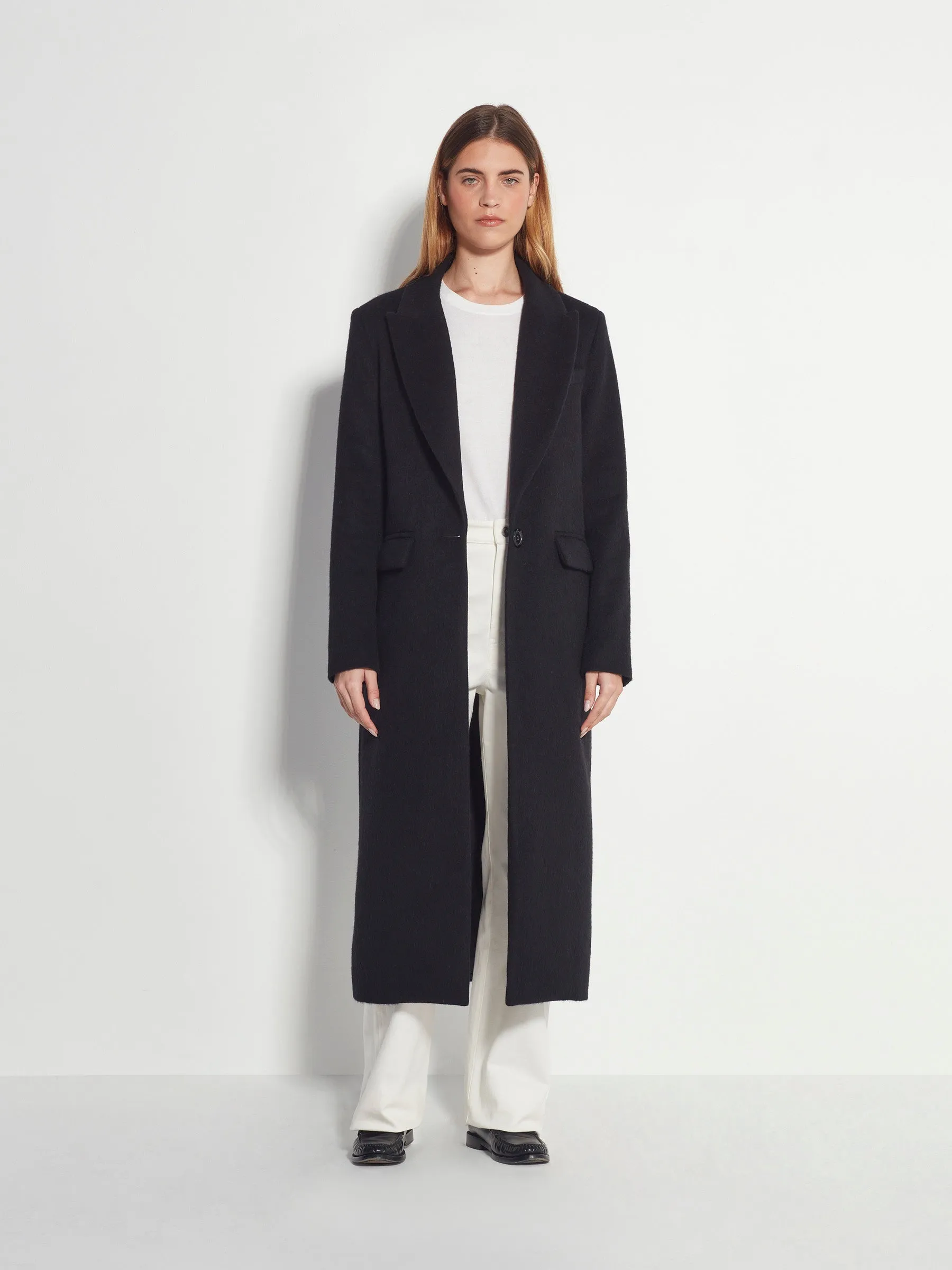 Juliette Hogan - Mantelle Coat Black Fur
