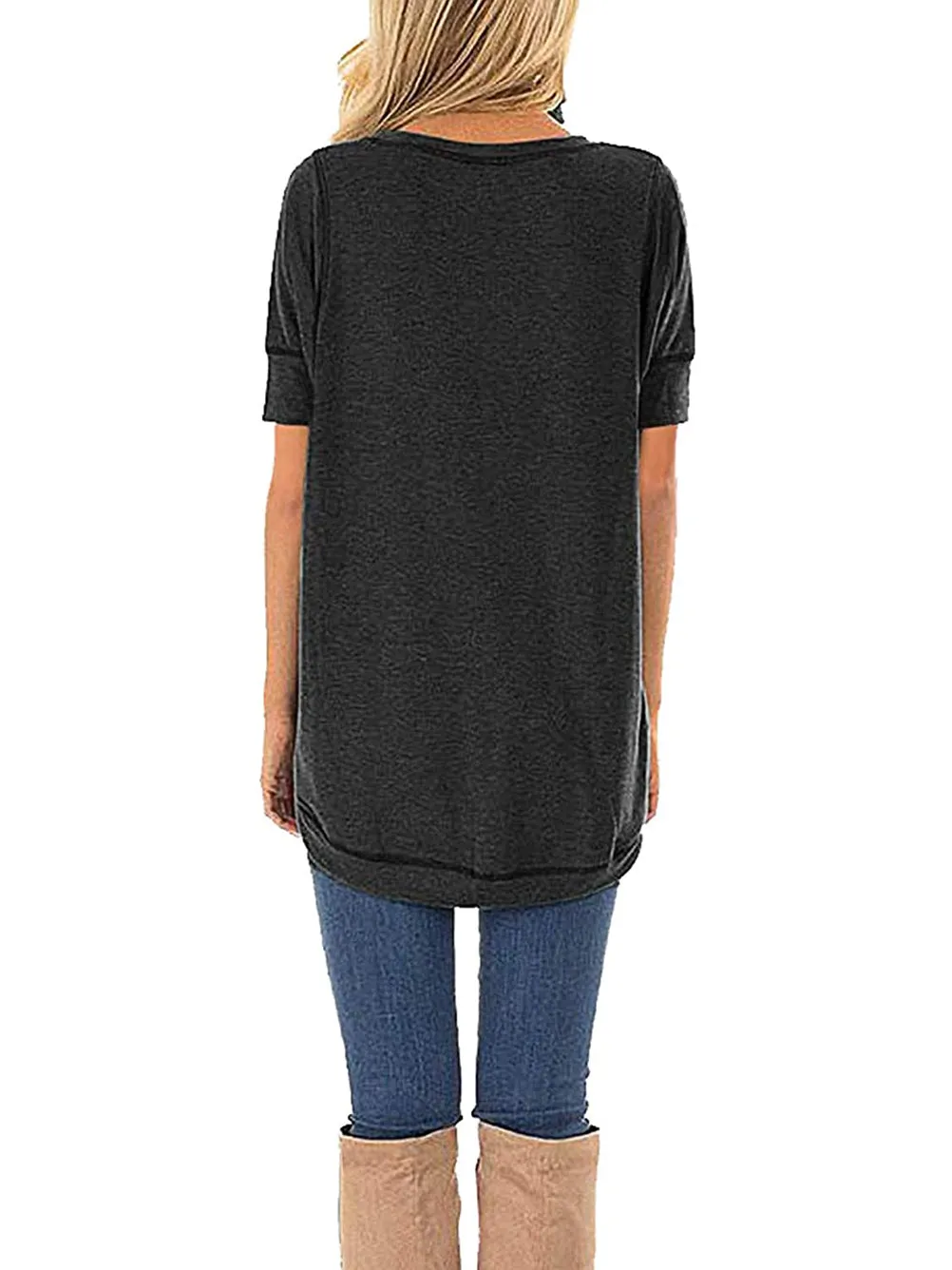 Kaei&Shi High Low Hem Longline T Shirt Women