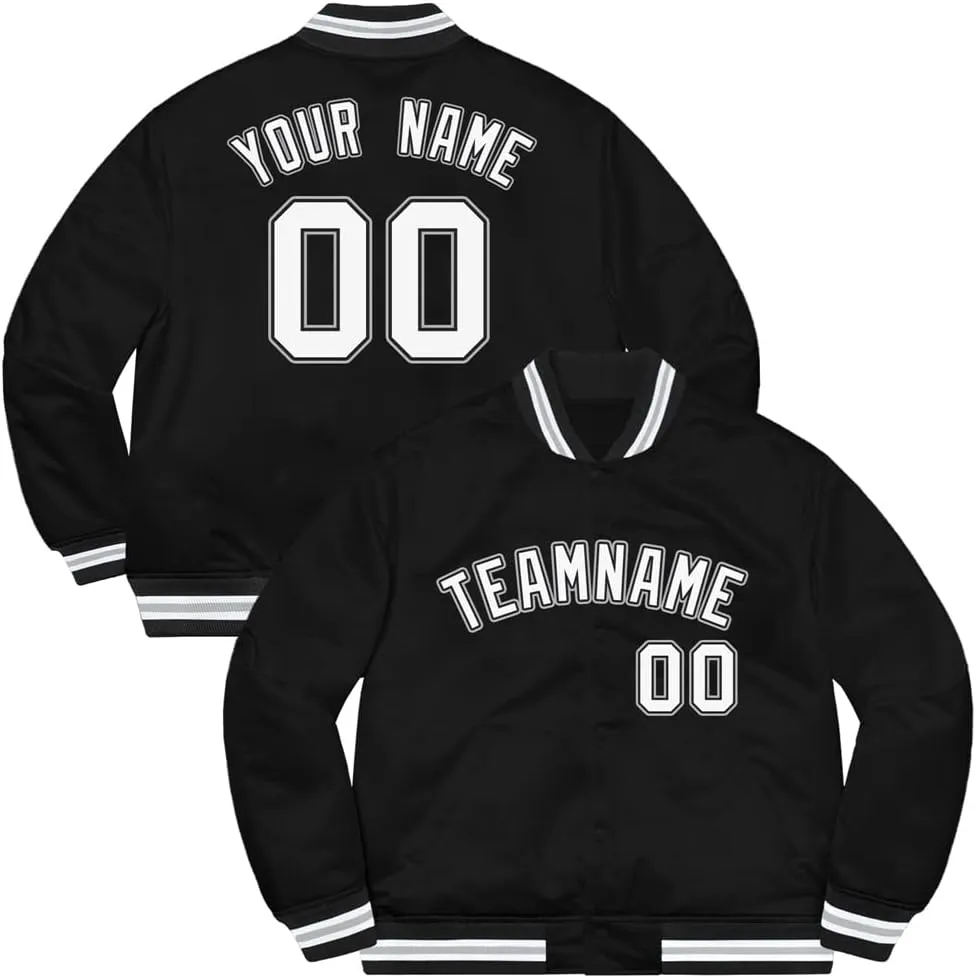KXK Custom Men Women Youth Varsity Baseball Jacket Casual Sweatshirt Letterman Bomber Coats Personalized Letter and Number