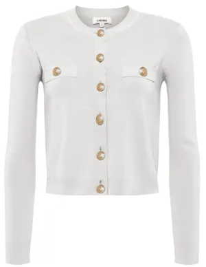 L'AGENCE TOULOUSE CROP CREWNECK CARDIGAN