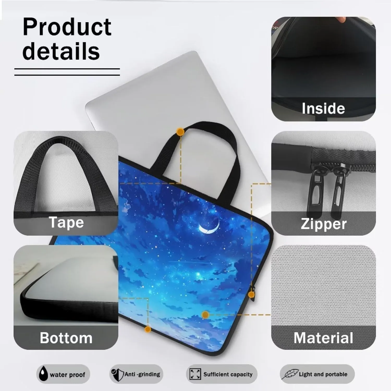 Laptop Bag for Women Work Tote Laptop for Computer Bag Business Office Professional Large Capacity Handbag Bag