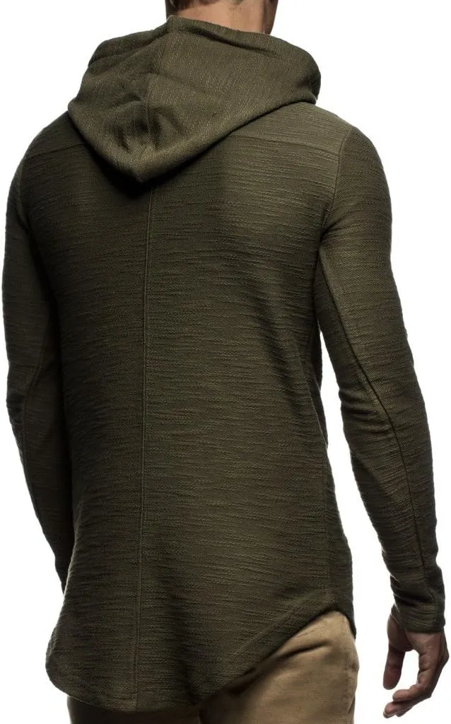 Leif Nelson Men's Oversized Slim Fit Hoodie LN6300