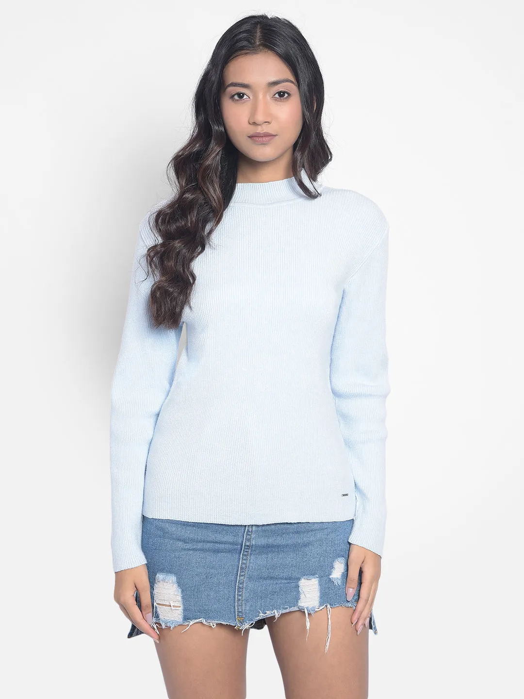 Light Blue Sweaters